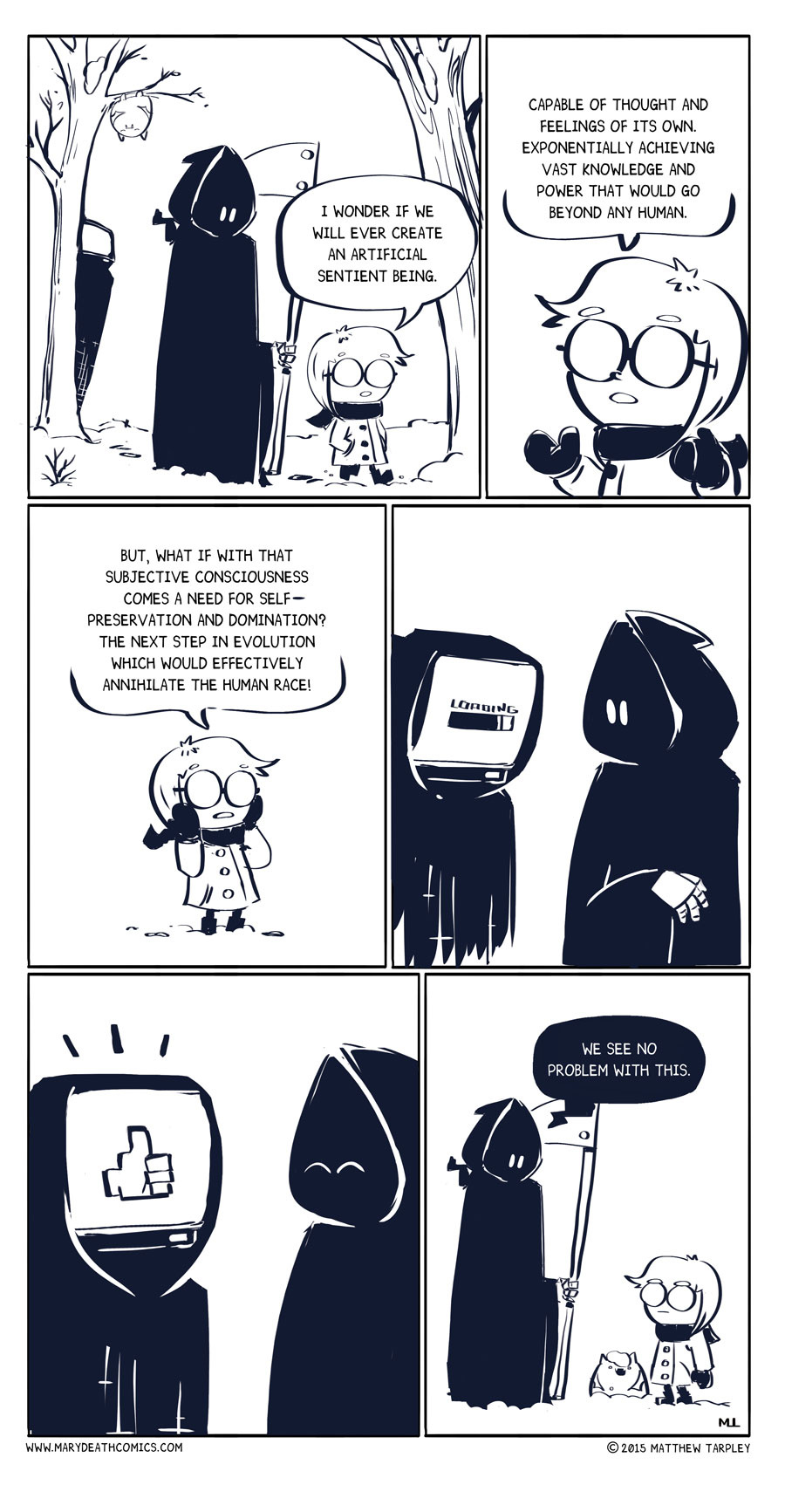 Mary Death Comic A.I.