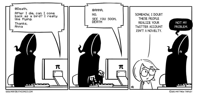 Mary Death Comic Twitter