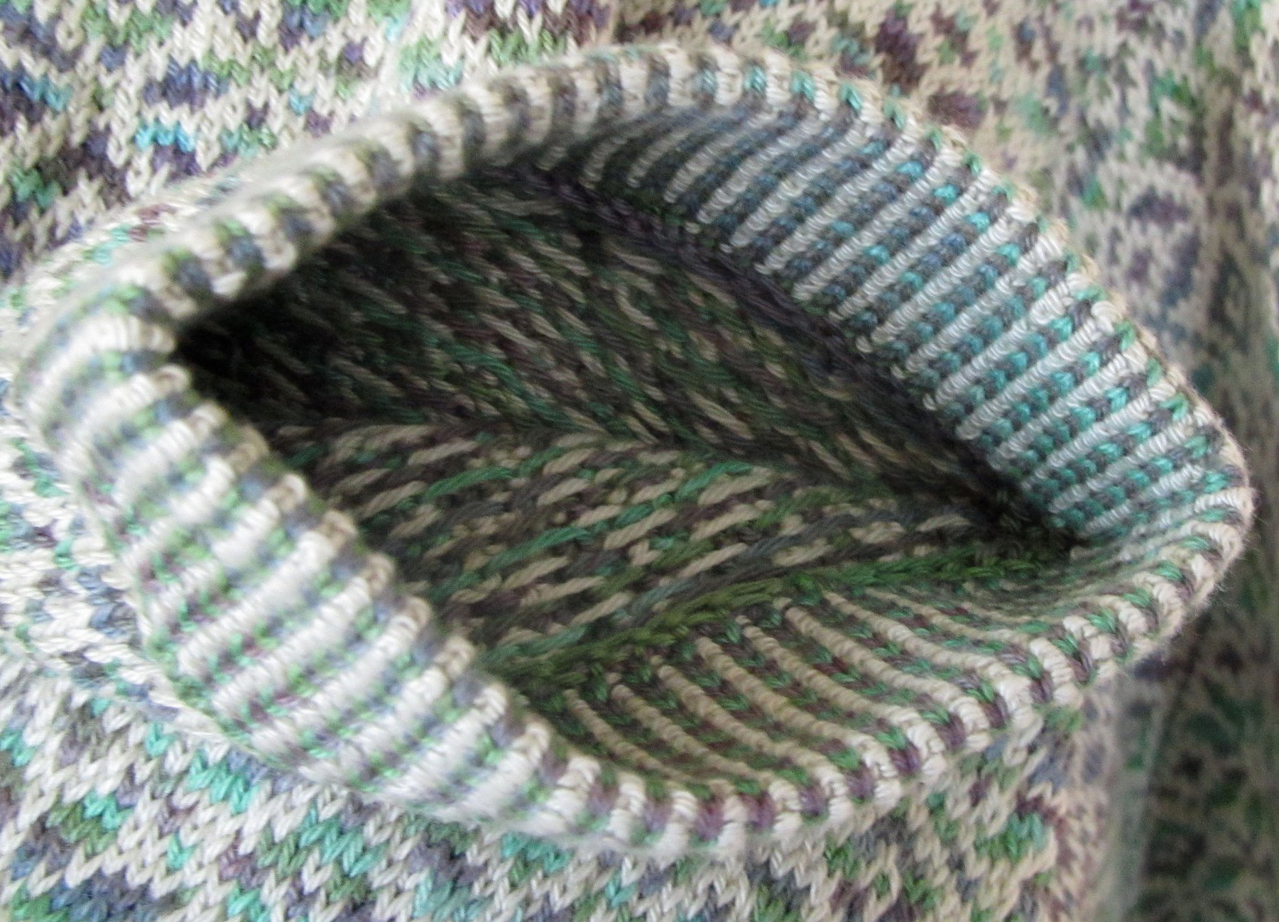 Fair Isle Sweater Dress Cuff Detail