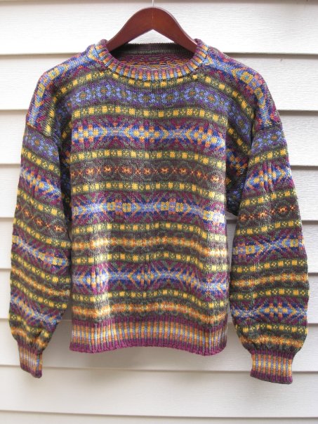 Fair Isle Leftovers Sweater Front