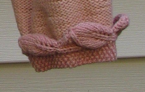 Pink Princess Cardigan Cuff Detail