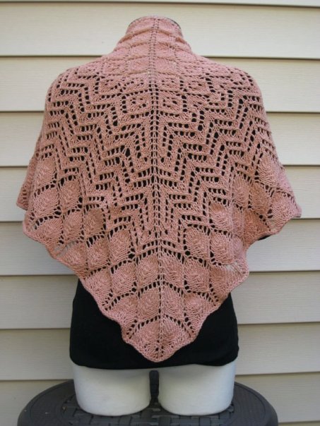 Pink Princess Shawl Back