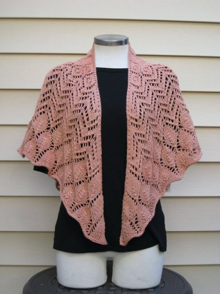 Pink Princess Shawl Front